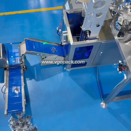 4 Vibrating Bowls Counting Packing Machine with Hopper-Hardware (3)