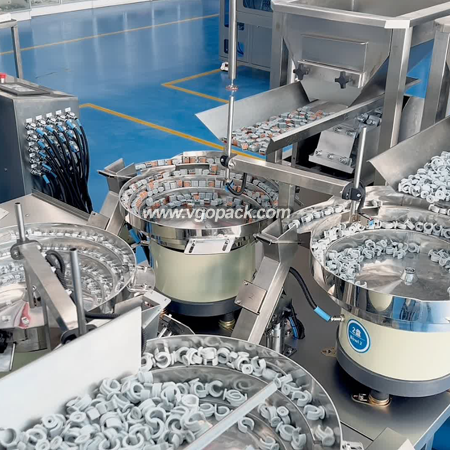 4 Vibration Bowls Automatic Counting Cartoning Boxing Line-Hardware (3)
