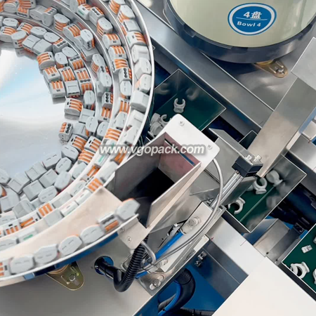 4 Vibration Bowls Automatic Counting Cartoning Boxing Line-Hardware (4)