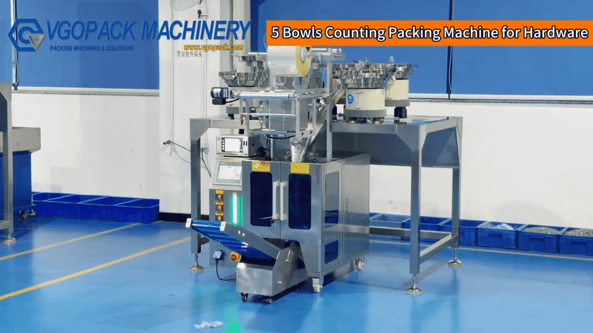 5 Bowls Counting Packing Machine for Hardware Kit
