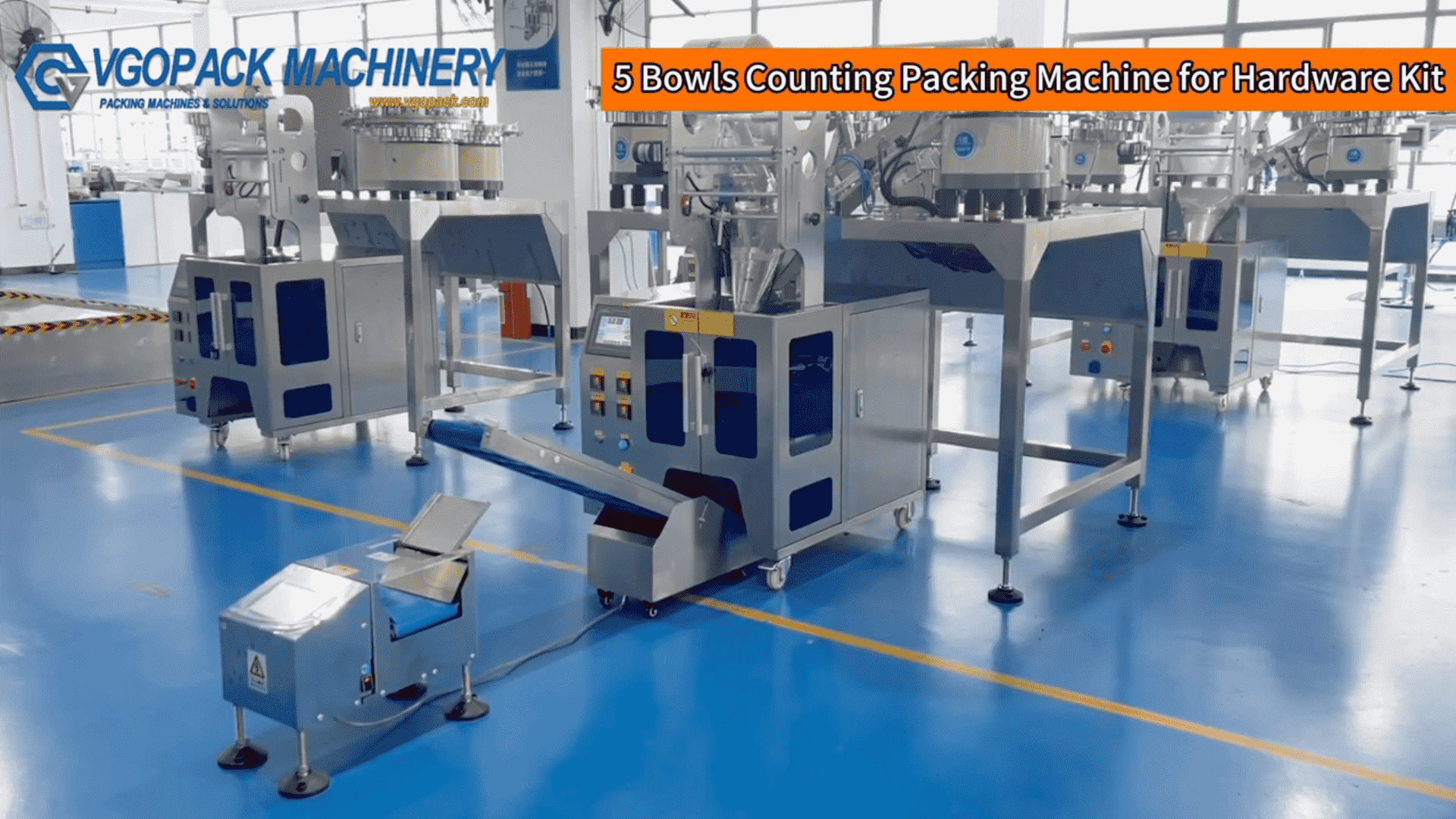 5 Bowls Counting Packing Machine for Hardware Kit
