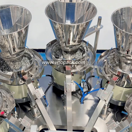 5 Bowls Hardware Counting Packing Machine with Hopper-Metal Bushing (2)