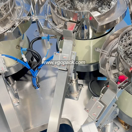 5 Bowls Hardware Counting Packing Machine with Hopper-Metal Bushing (3)