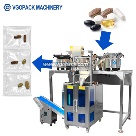 6 Bowl Counting Packing Machine-Capsule 3-side Seal Linked Bag (12)