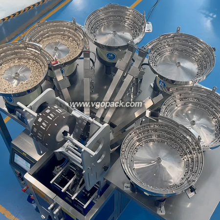 6 Bowl Counting Packing Machine-Hardware 3-side Seal Bag (2)