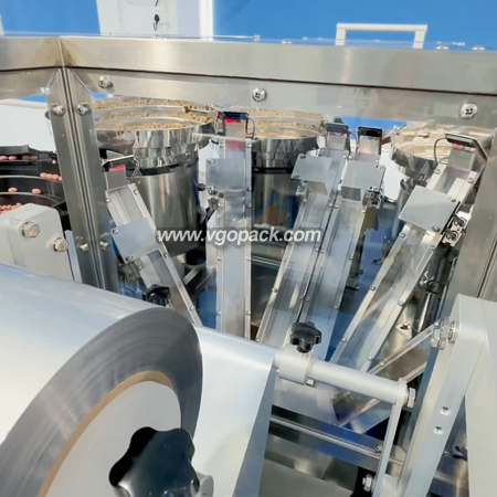 6 Bowl Counting Packing Machine with Dust Cover-Capsule (6)