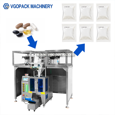 6 Bowl Counting Packing Machine with Dust Cover-Capsule (7)