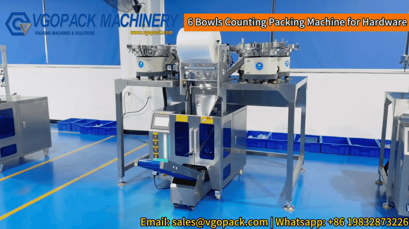 6 Bowls Counting Packing Machine for Hardware