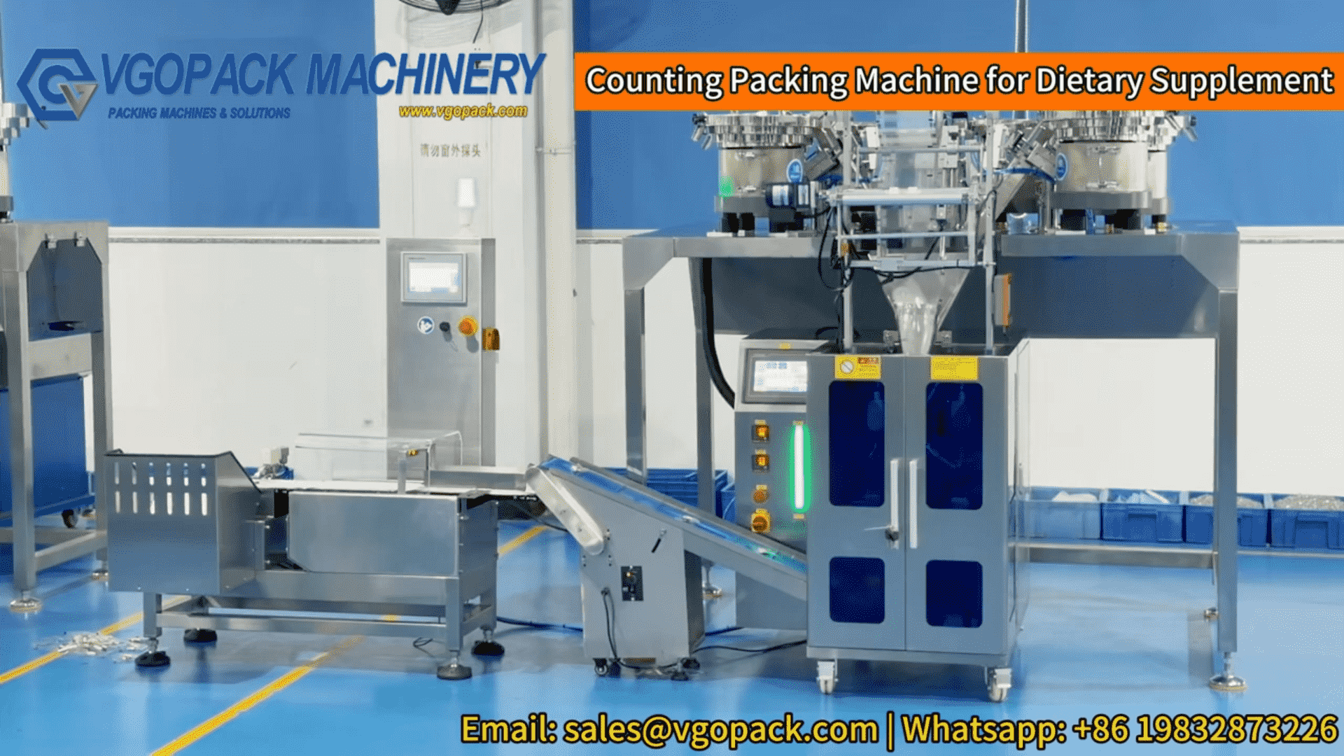 6 Bowls Counting Packing Machine For Dietary Supplement Capsules