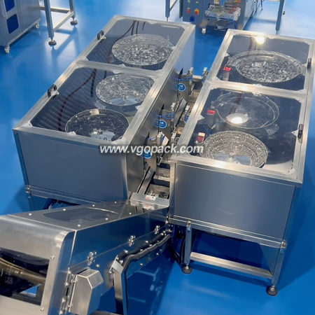 6 Bowls Counting Packing Machine with Bucket Conveyor -Hardware (2)