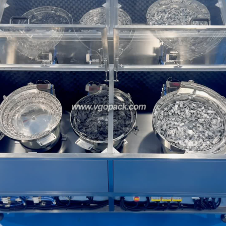 6 Bowls Counting Packing Machine with Bucket Conveyor -Hardware (3)