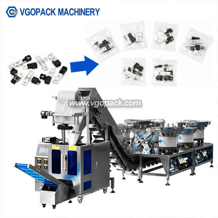 6 Bowls Counting Packing Machine with Bucket Conveyor -Hardware (6)