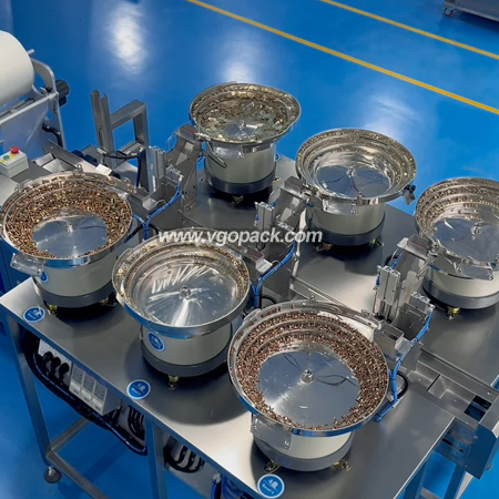 6 Bowls Counting Packing Machine with Bulket conveyor-Hardware (6)
