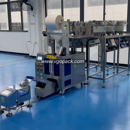 6 Bowls Counting Packing Machine with Bulket conveyor-Hardware (7)