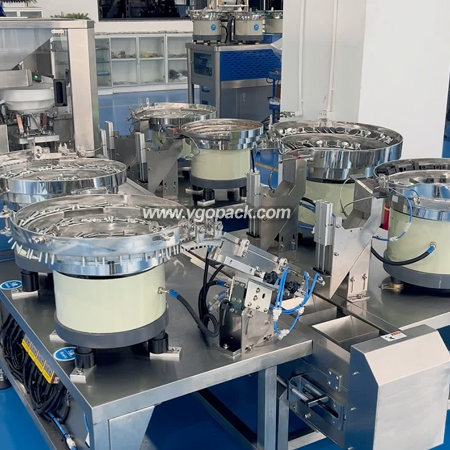 6 Bowls Counting & 2 Heads Weighing Packing Machine with Bucket Conveyor-Hardware (2)