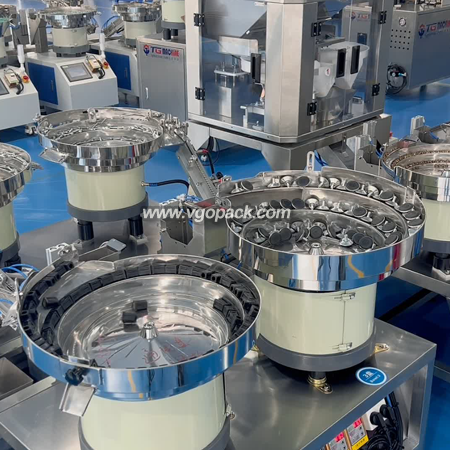 6 Bowls Counting & 2 Heads Weighing Packing Machine with Bucket Conveyor-Hardware (3)