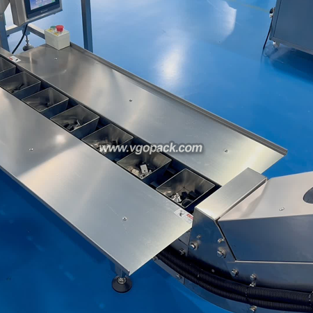 6 Bowls Counting & 2 Heads Weighing Packing Machine with Bucket Conveyor-Hardware (5)