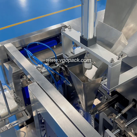 6 Heads Mini Premade Bag Weighing Packing Machine-Grain (3)