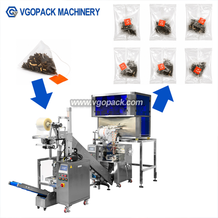 6 Heads Weighing Packing Machine-Tea Bag Triangle Bag and Outer Bag (8)