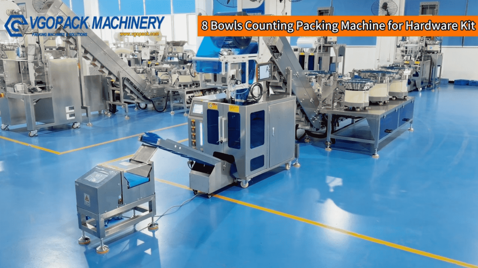 8 Bowls Counting Packing Machine for Hardware Kit