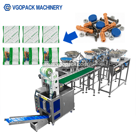 8 Bowls Counting Packing Machine with Bucket Conveyor-Hardware Kit (10)
