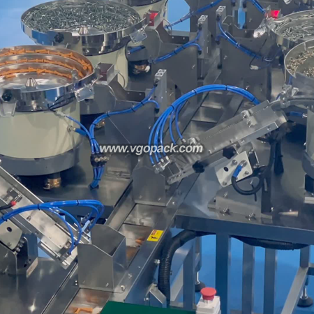 8 Bowls Counting Packing Machine with Bucket Conveyor-Hardware Kit (5)