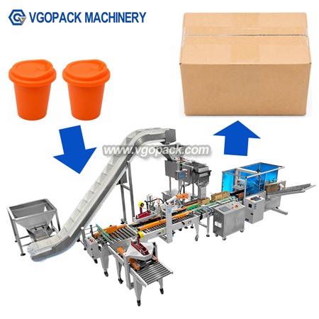 Automatic Box Packing Line-Coffee Cups (1)