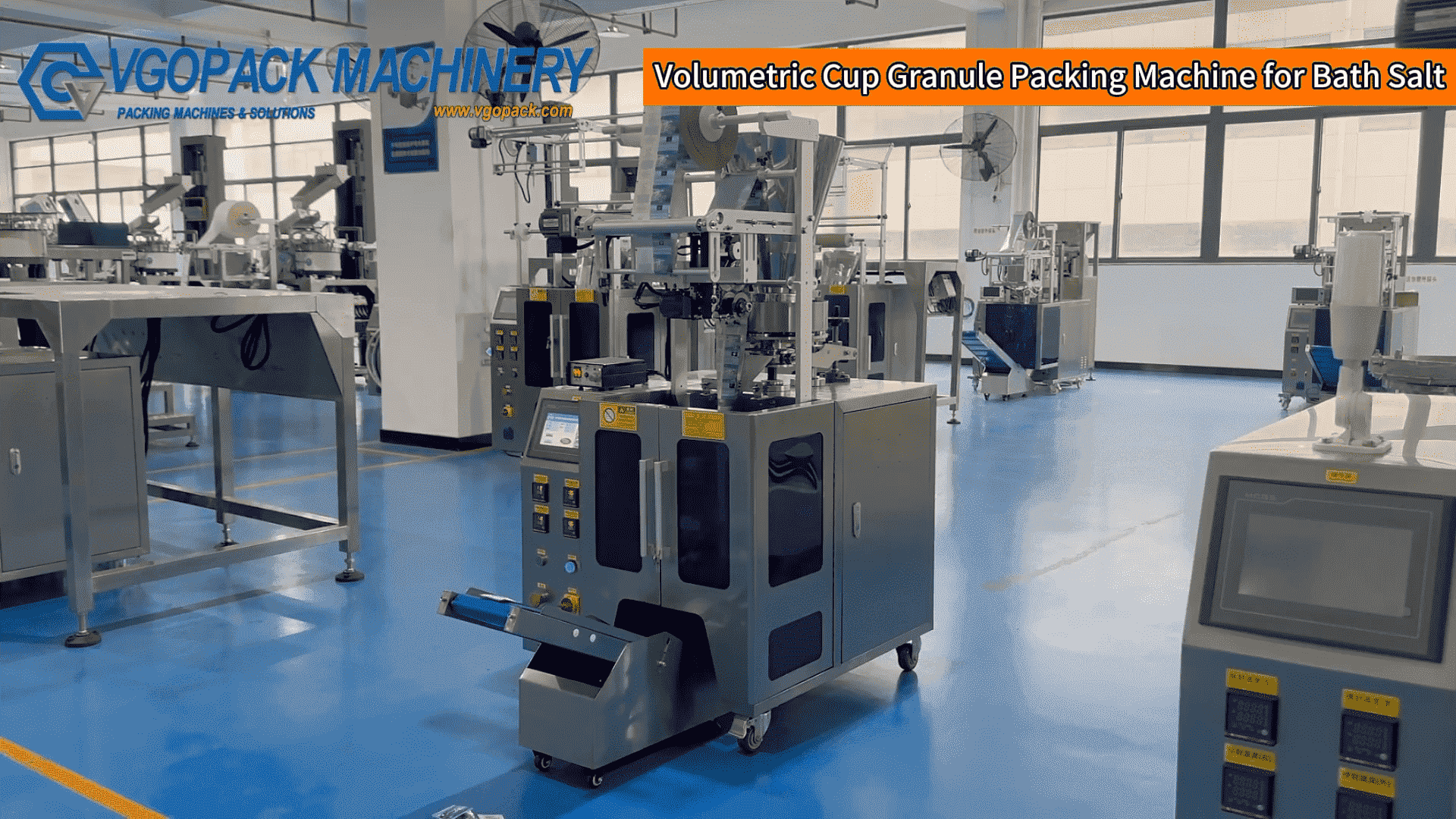 Automatic Volumetric Cup Granule Packing Machine for Bath Salt