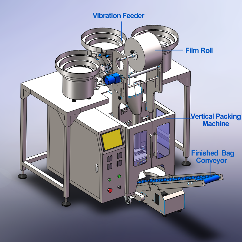 Counting Packing Machine-3 Bowls