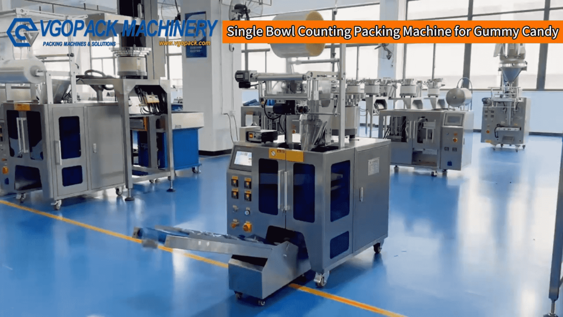 Fully Automatic Single Vibration Bowl Counting Packing Machine for Gummy Candy