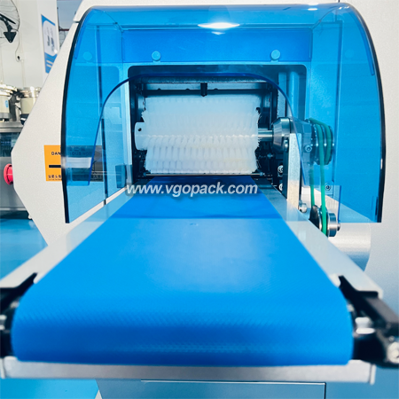 Horizontal Bottom Film Flow Pack Machine-Vegetable Pillow Bag (1)