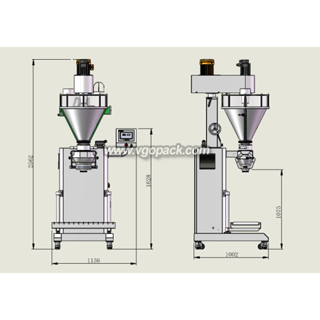 Semi Automatic Packing Machine-Powder 80L (7)
