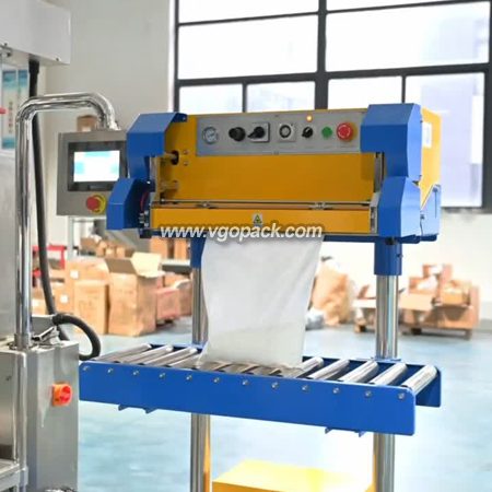 Semi Automatic Packing Machine with Inclined Screw Conveyor and Sealing Machine-Powder 80L (4)
