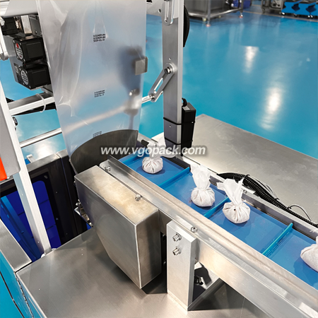 Semi Automatic Packing Machine with Manual Feeding Belt-Soup Seasoning Bag (6)