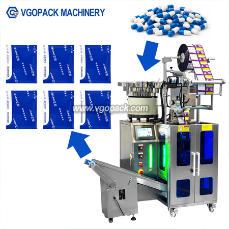 Single Bowl Counting Packing Machine-Capsule 4-side Seal Bag (6)