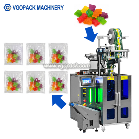 Single Bowl Counting Packing Machine-Gummy Candy 3-side Seal Bag (7)