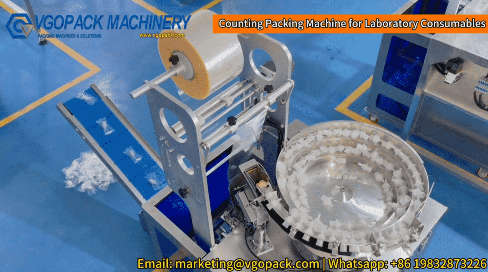 Single Bowl Counting Packing Machine for Plastic Nozzle