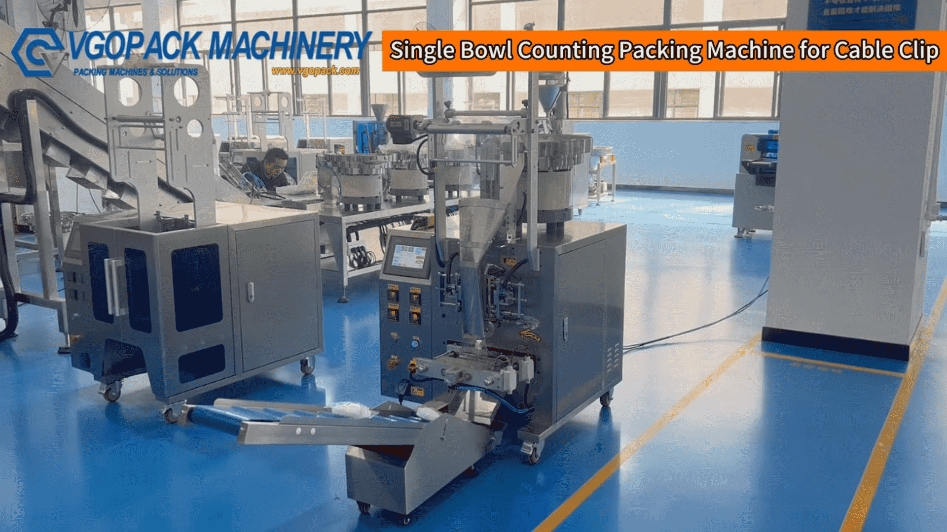 Single Vibration Bowl Counting Packing Machine for Cable Clip