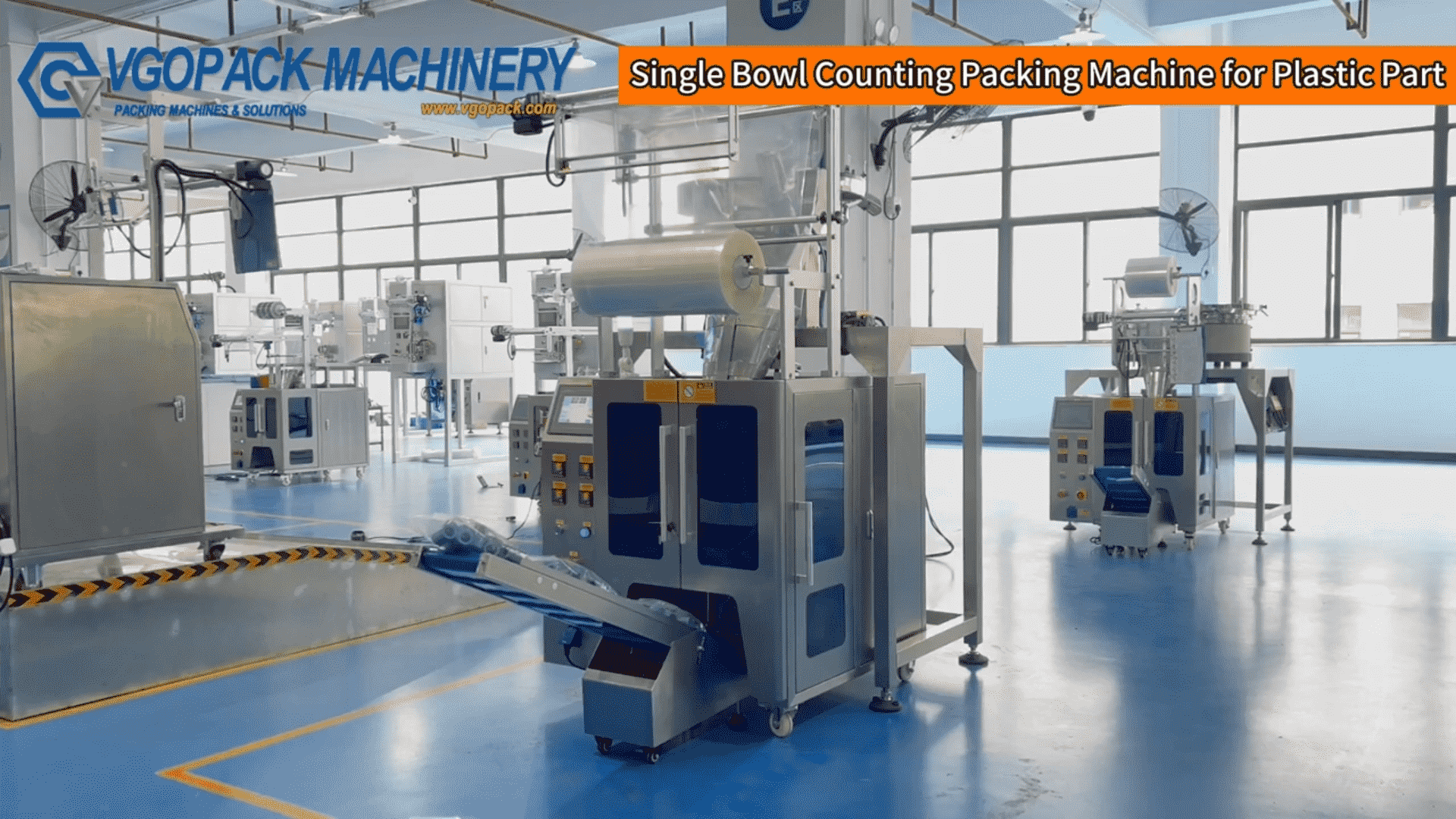 Single Vibration Bowl Counting Packing Machine for Plastic Parts