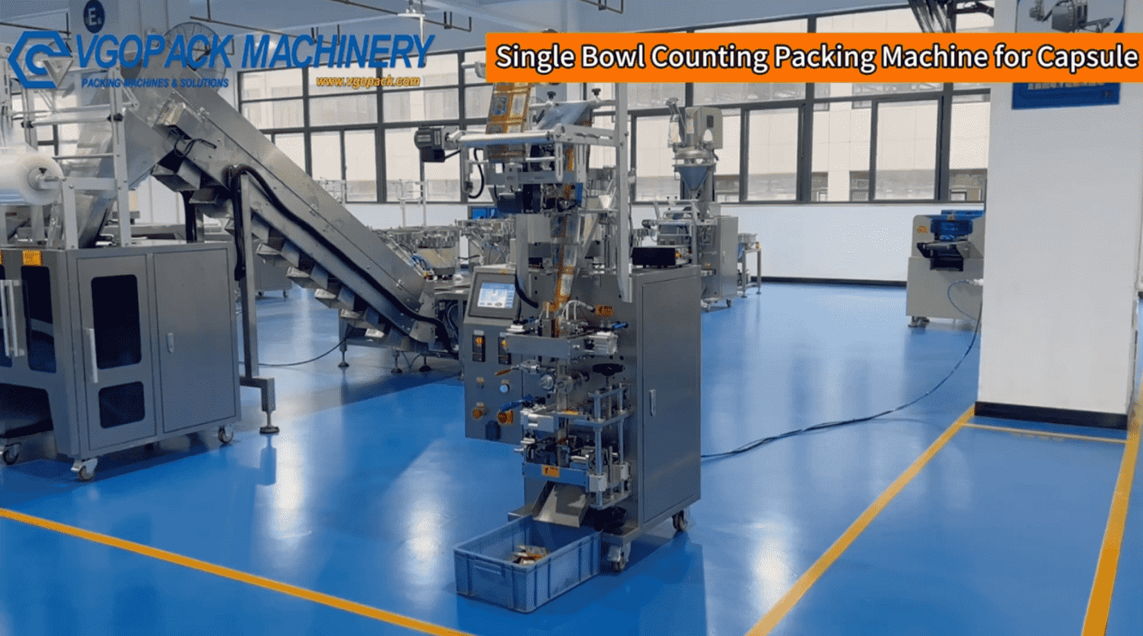 Single Vibration Bowl Counting Packing Machine for Capsule