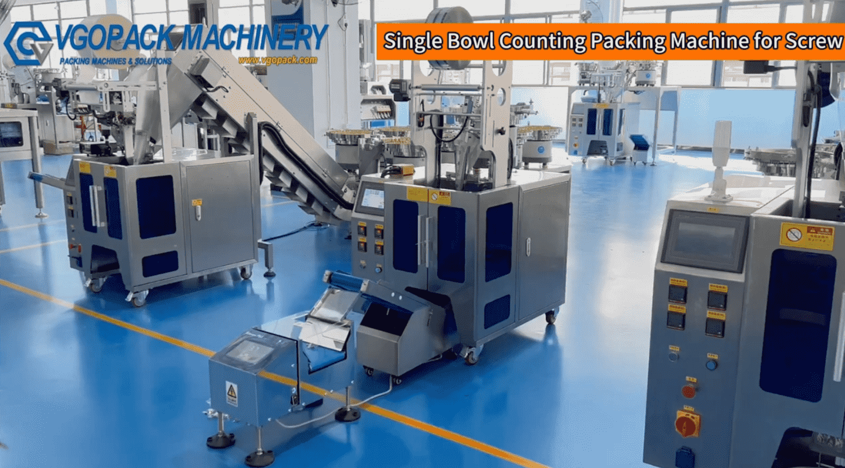 Single Vibration Bowl Counting Packing Machine for Screw