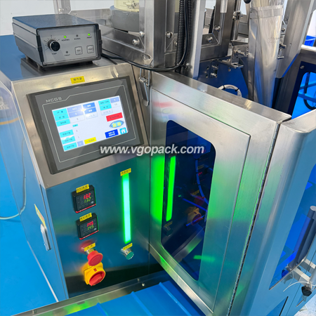 Single Vibration Bowl Counting Packing Machine with Dust Cover-Pill 3-side Seal Bag (8)