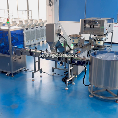 Small Cup Packing Line with Counting and Weighing System for Tea (7)