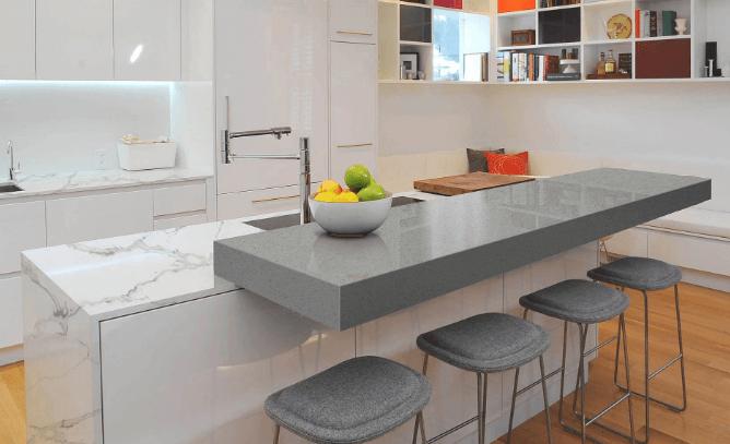 grey worktops