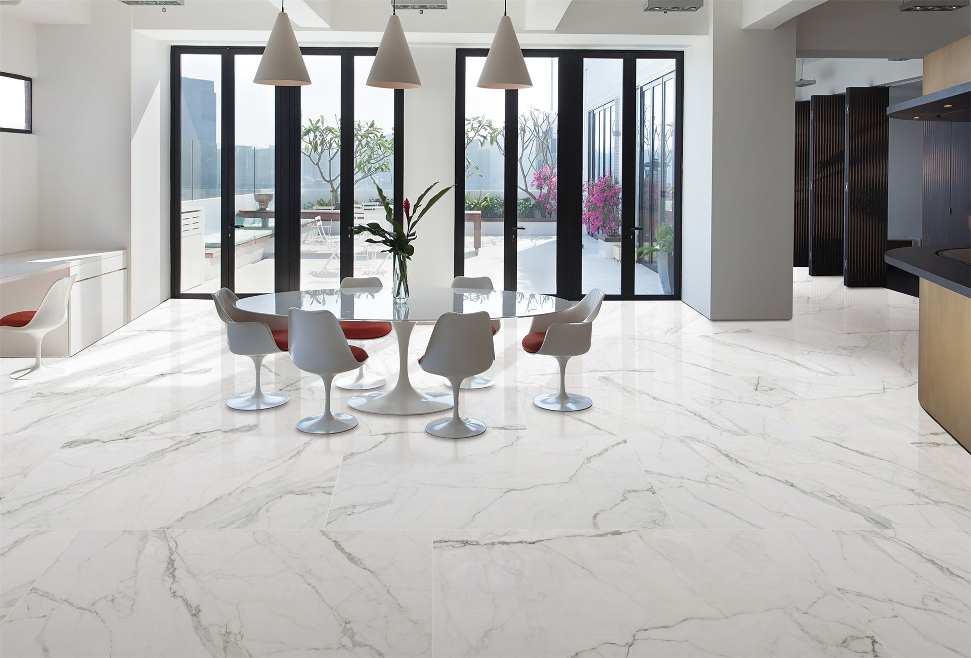 White Porcelain Floor Tile