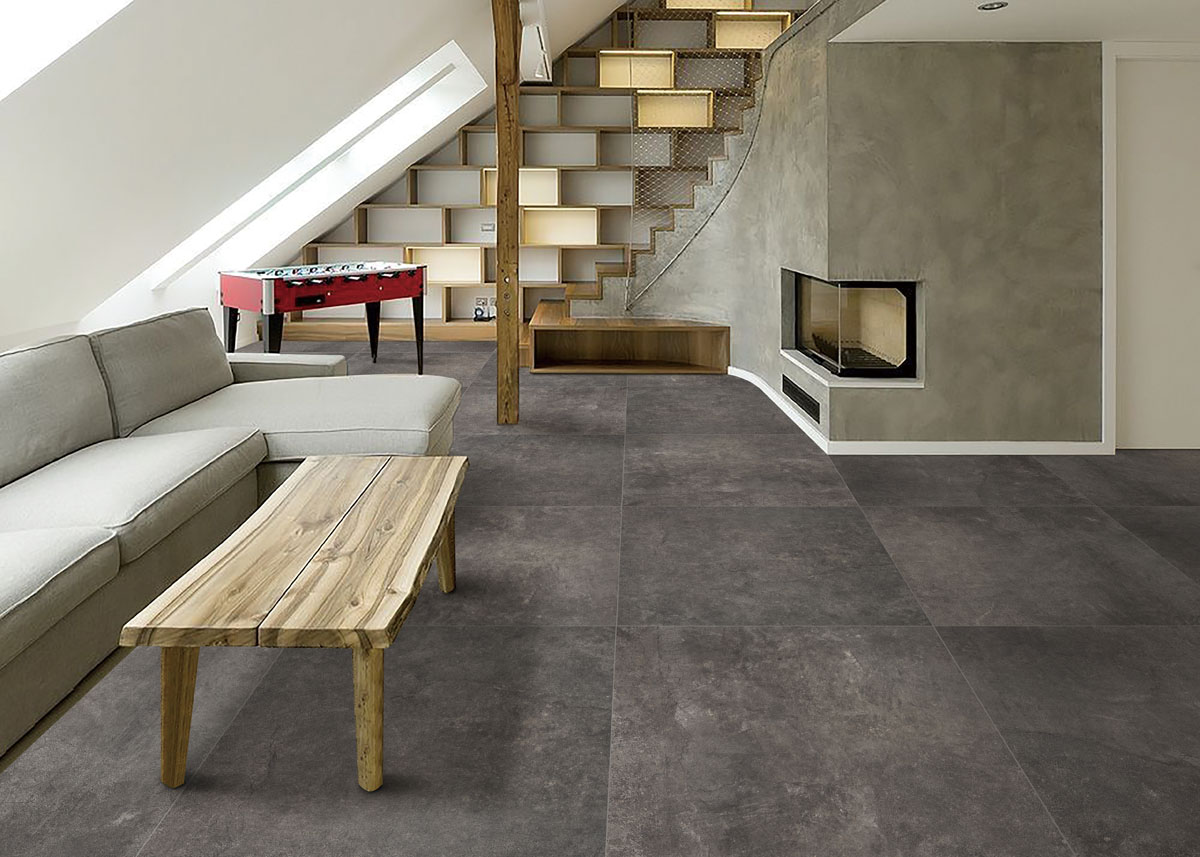 grey porcelain floor tiles