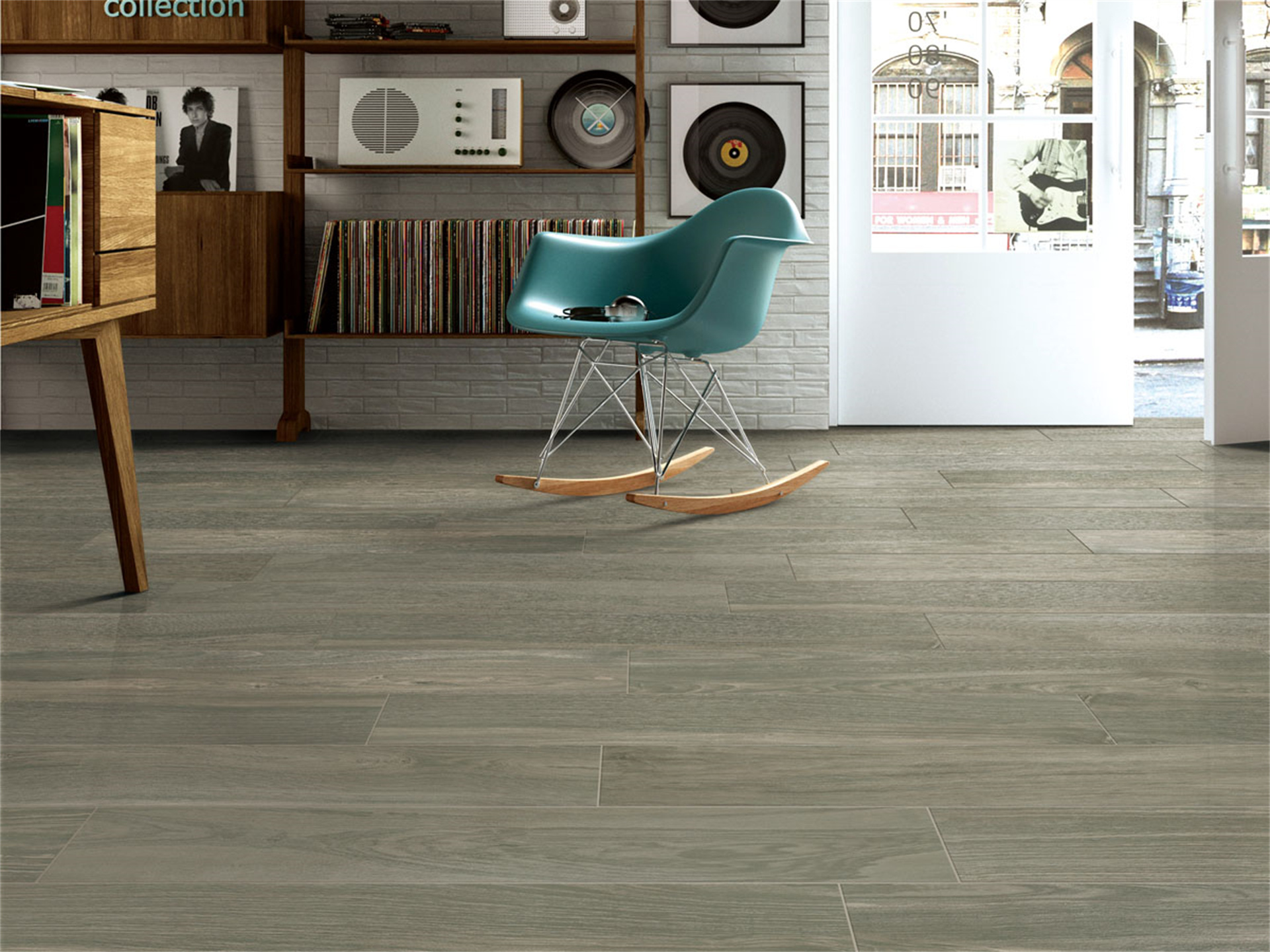 porcelain tile flooring