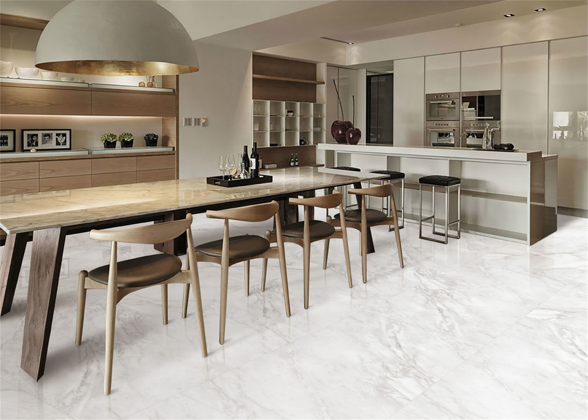 polished porcelain floor tiles