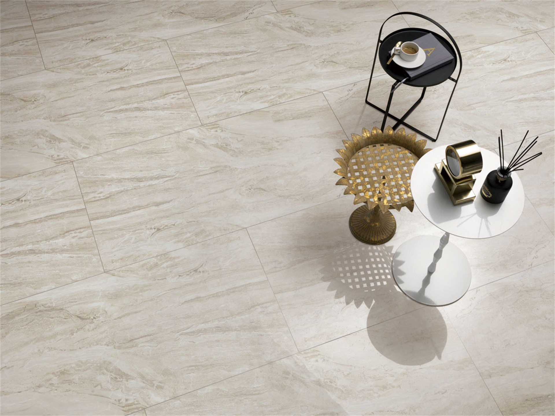 porcelain tile flooring