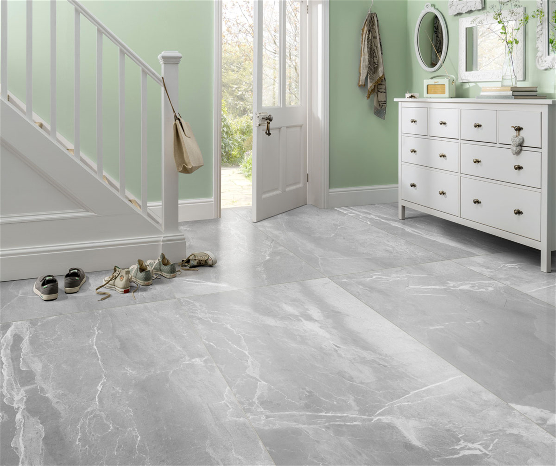 polished porcelain floor tiles